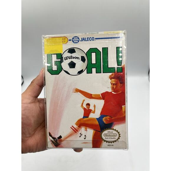 Goal! (Nintendo Nes, 1989) Complete In Box, Cib Authentic Tested Oem Ntsc Copy - Picture 9 of 12